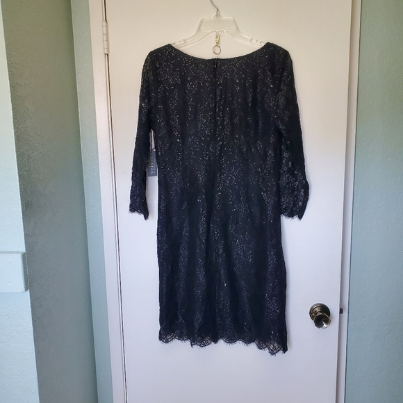 NWT Velvet Brand All Over Lace Sparkly Whimsigoth Dark Fairy Mini dress Sz M - Picture 2 of 9